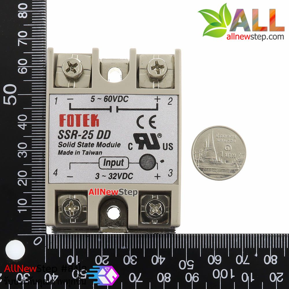 FOTEK 25DD ssr relay รีเลย์แบบไร้สัมผัส 5-60VDC 5A