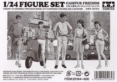 1/24 Campus Friends Figures