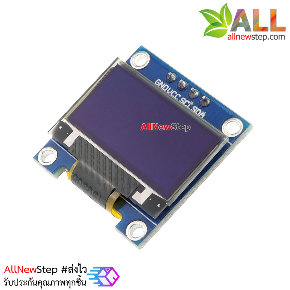 OLED LCD LED Display Module 128X64 0.96 นิ้ว oled 0.96 blue For Arduino จอสีน้ำเงิน