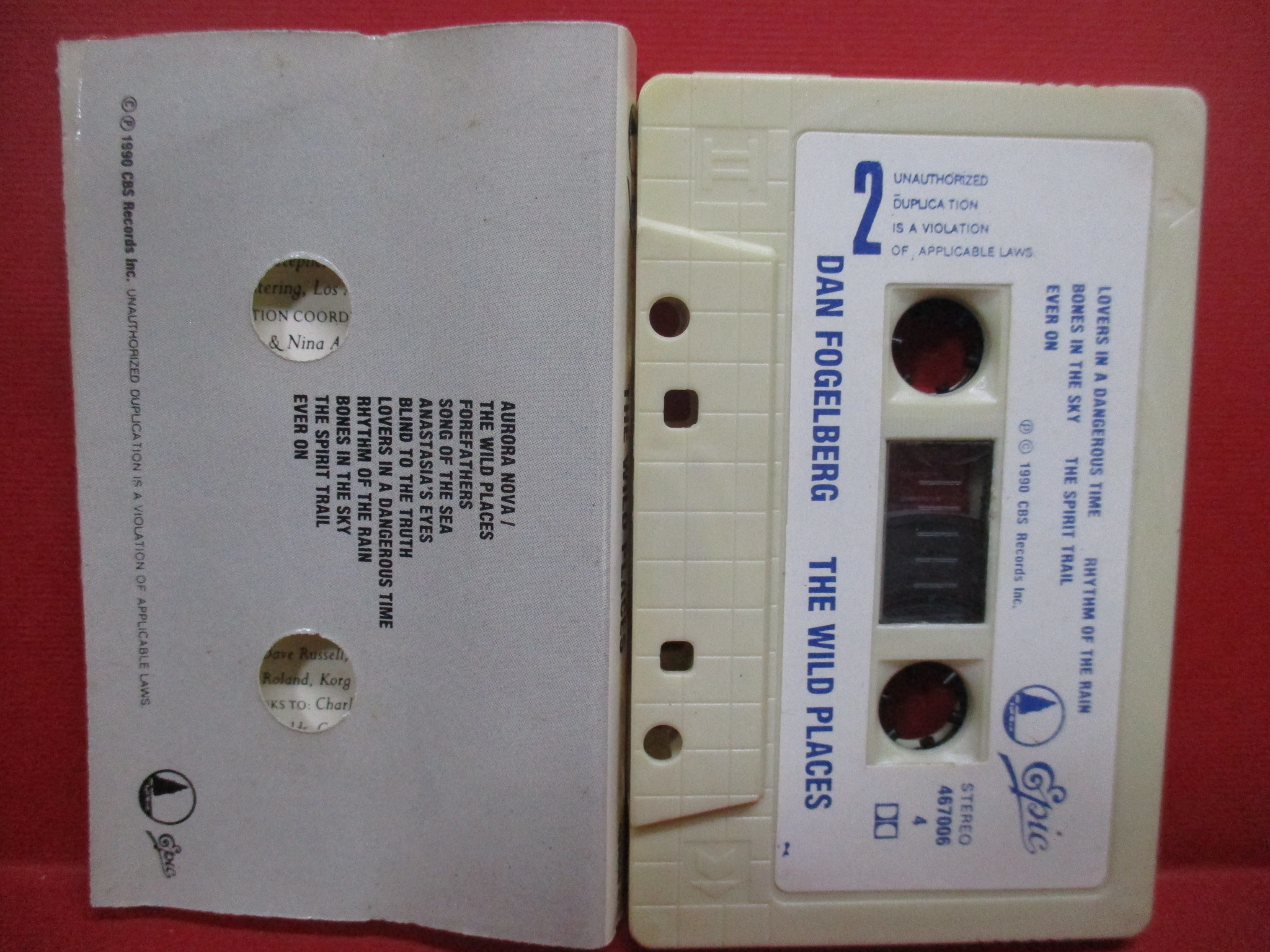 เทปเพลงสากล Dan Fogelberg - The Wild Places