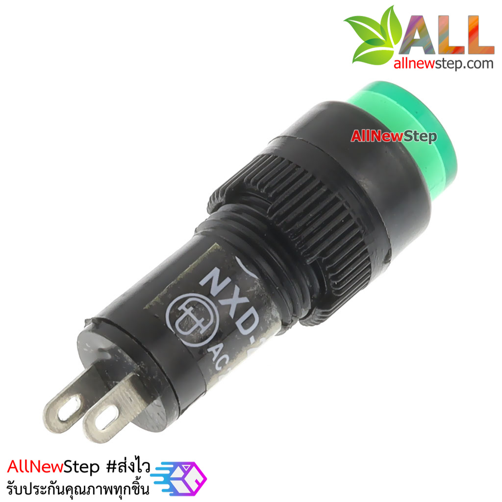 Light Indicator Pilot Lamp DC 220V หลอดไฟสัญญาณ NXD-211 LED ขนาด 10 มม สีเขียว