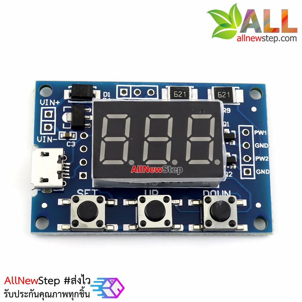 2 channel PWM pulse frequency duty cycle adjustable module square wave rectangular wave signal generator