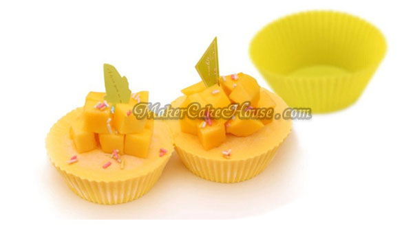 ถ้วยคัพเค้กซิลิโคน ( ราคา 12 ชิ้น )