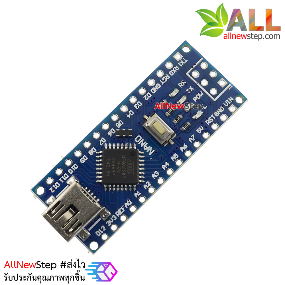 Nano 3.0 Atmega168 ชิฟ USB CH340 ยังไม่บัดกรีขา Arduino Compatible