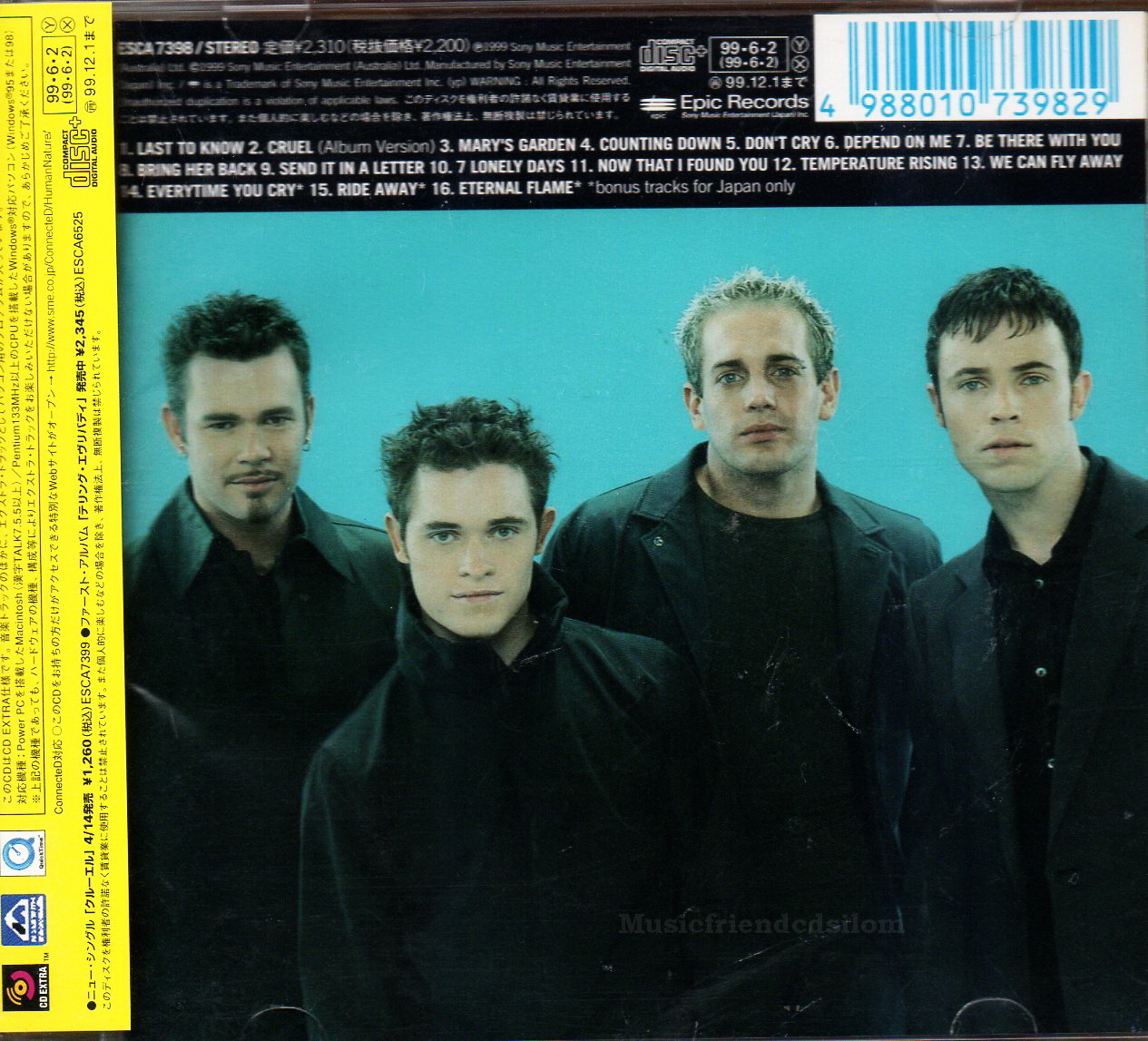 CD,Human Nature - Counting Down (1999)(Japan)