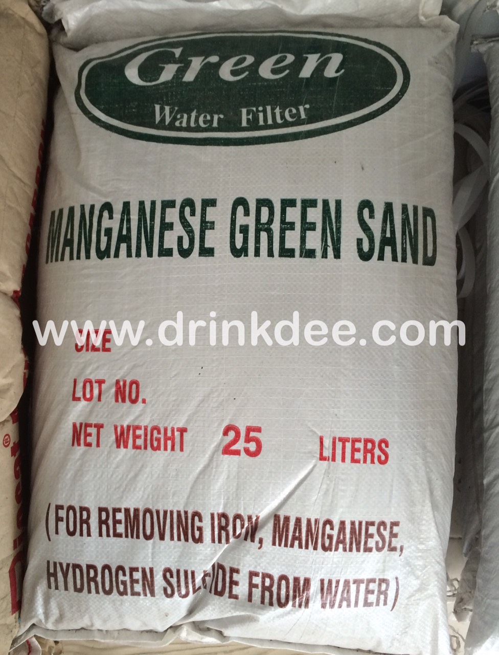 สารกรองแมงกานีส Green Sand Green