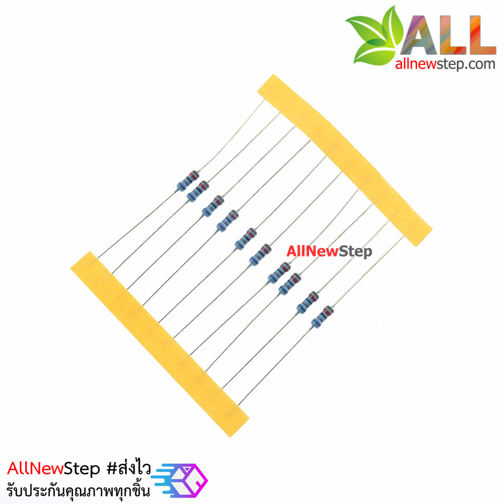 ตัวต้านทาน 68 K 1/4W Metal film 68k 1% จำนวน 10 ชิ้น