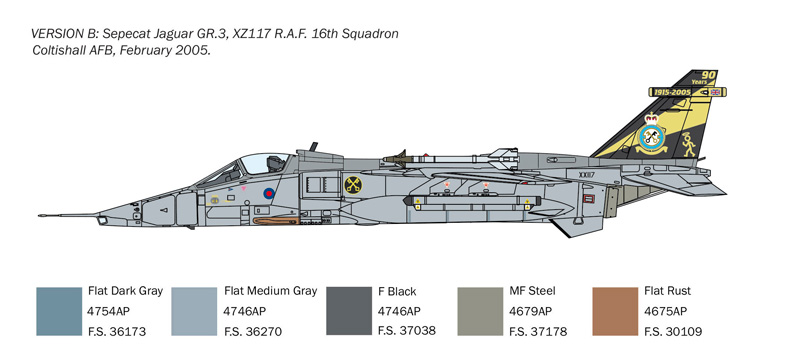 1/72 Jaguar GR.1/GR.3 RAF