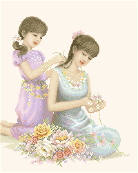 Nattee ชุดปัก Flowers for Mom