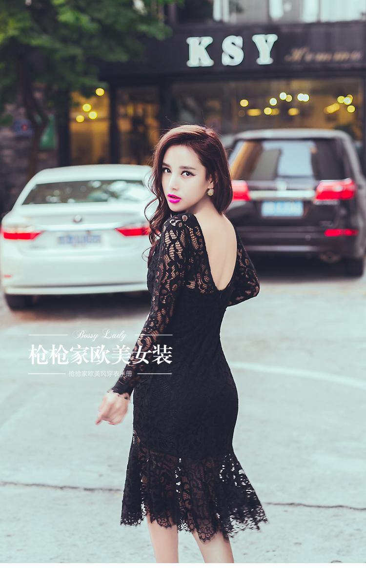 ***หมดค่ะ***เดรสไสตล์เกาหลี ดีเทลผ้าลูกไม้ทรงเข้ารูป ต่อชายบาน คอแหลมแขนยาว ติดซิป มีซับใน ผ้าคุณภาพดี ใส่สบาย การตัดเย็บเรียบร้อย คุณภาพดีค่ะ