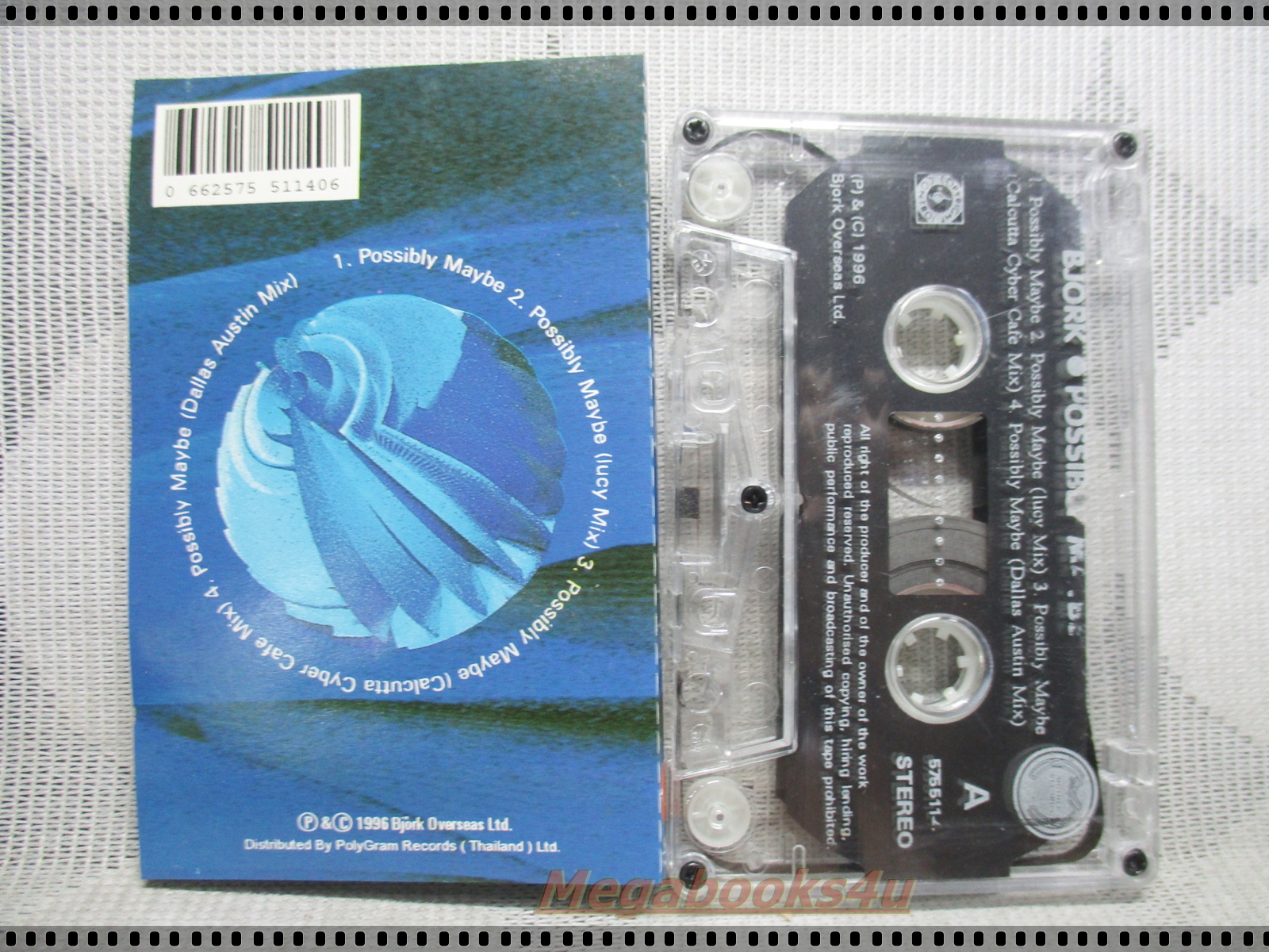 ขายเทปเพลงเก่า BJORK;POSSIBLY MAYBE