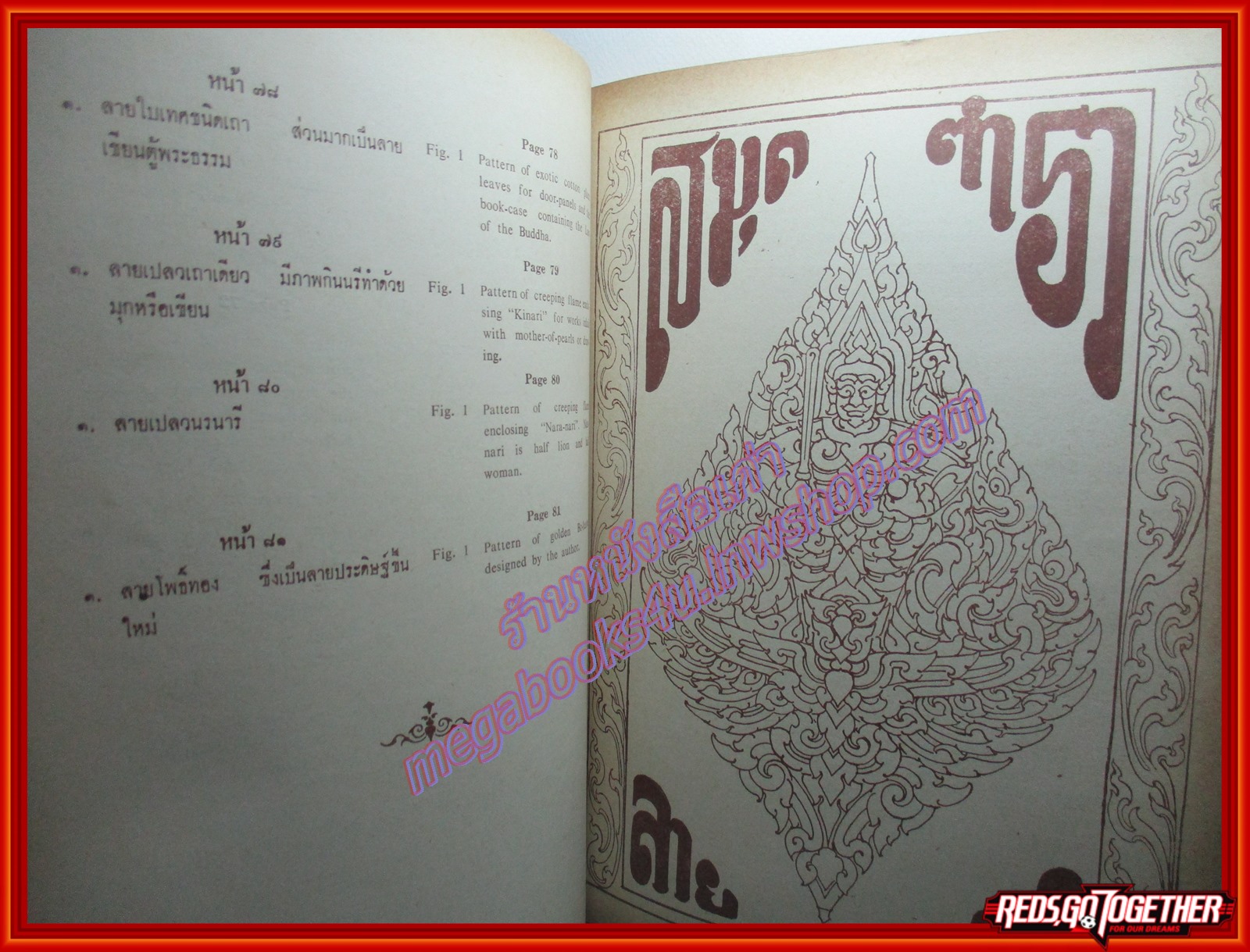 หนังสือ ศึกษาศิลป ลายไทย โดย มานะ ทองสอดแสง