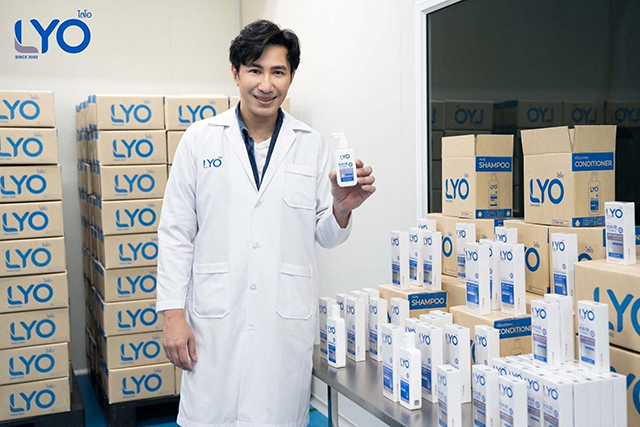 LYO ไลโอ ผลิตภัณฑ์ป้องกันผมร่วง หนุ่ม กรรชัย