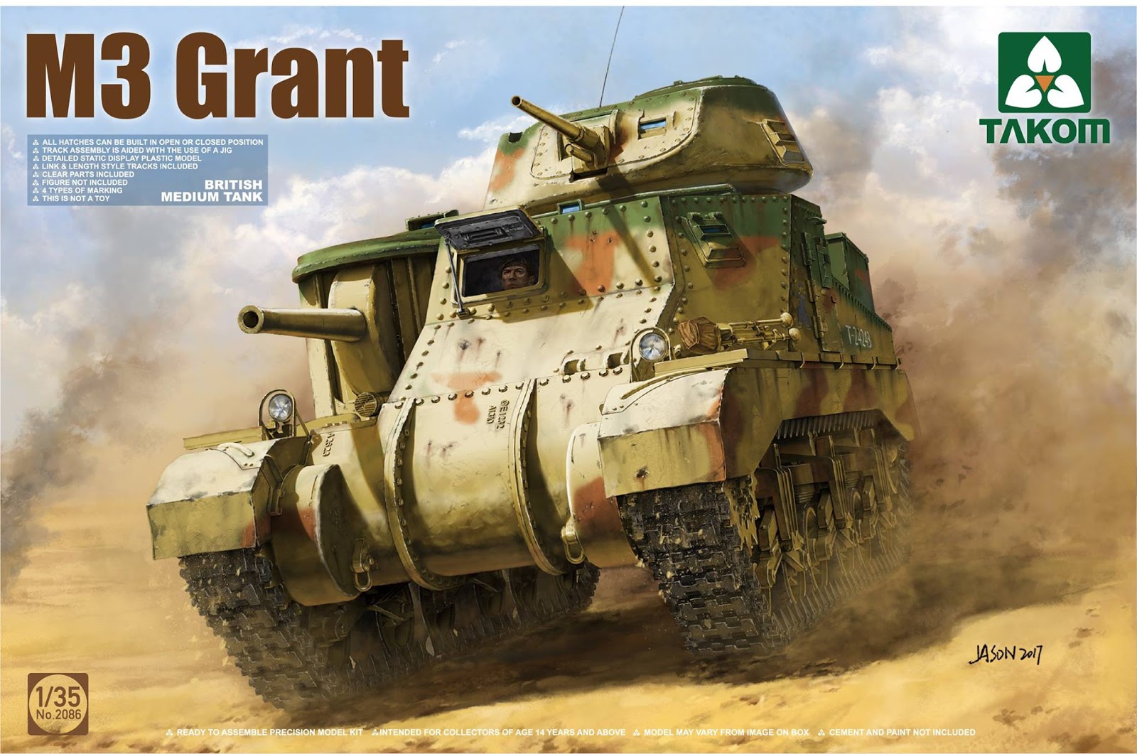 1/35 British M3 Medium tank "General Grant"