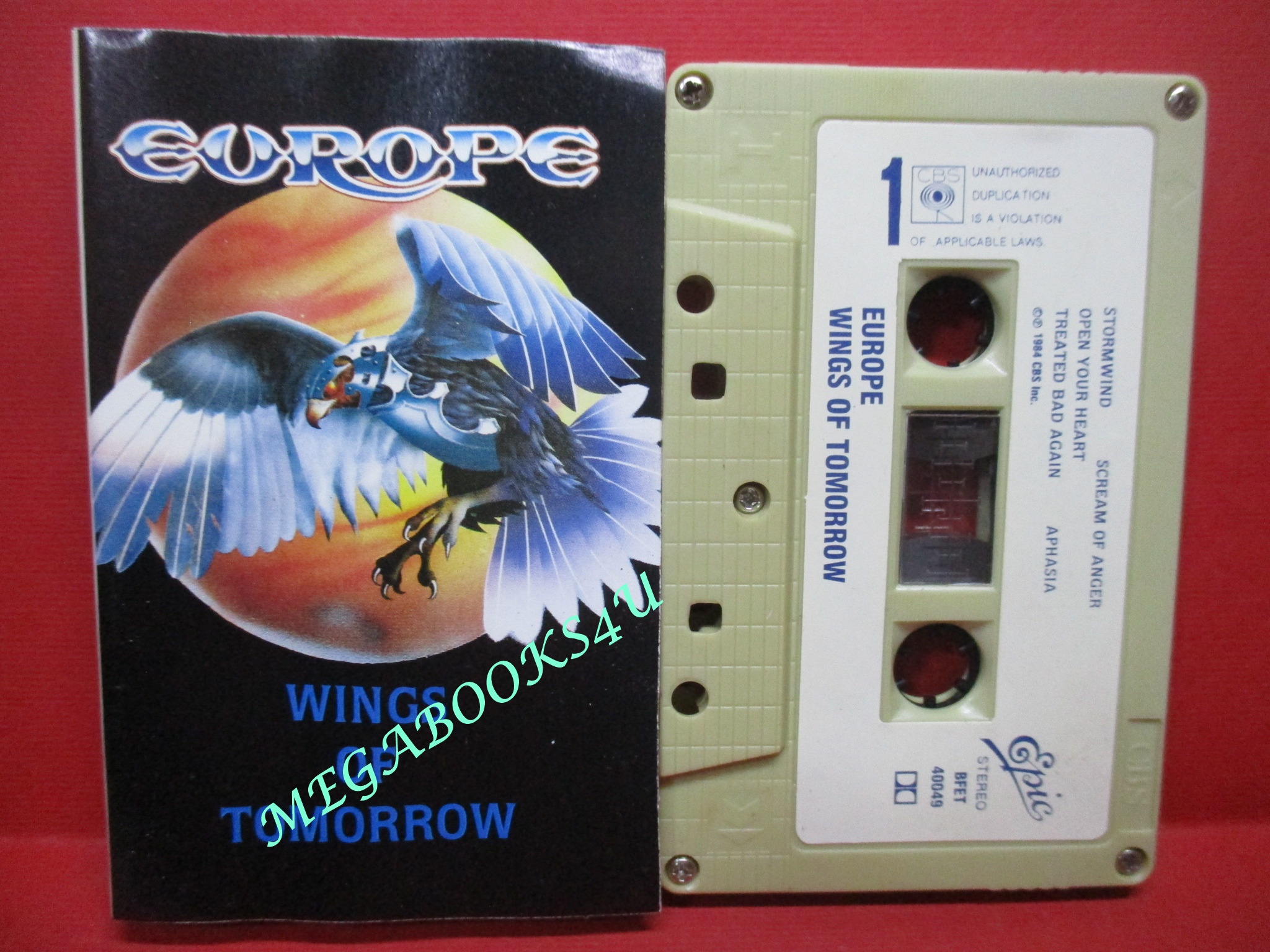 เทปเพลงสากล Europe / Wings of Tomorrow