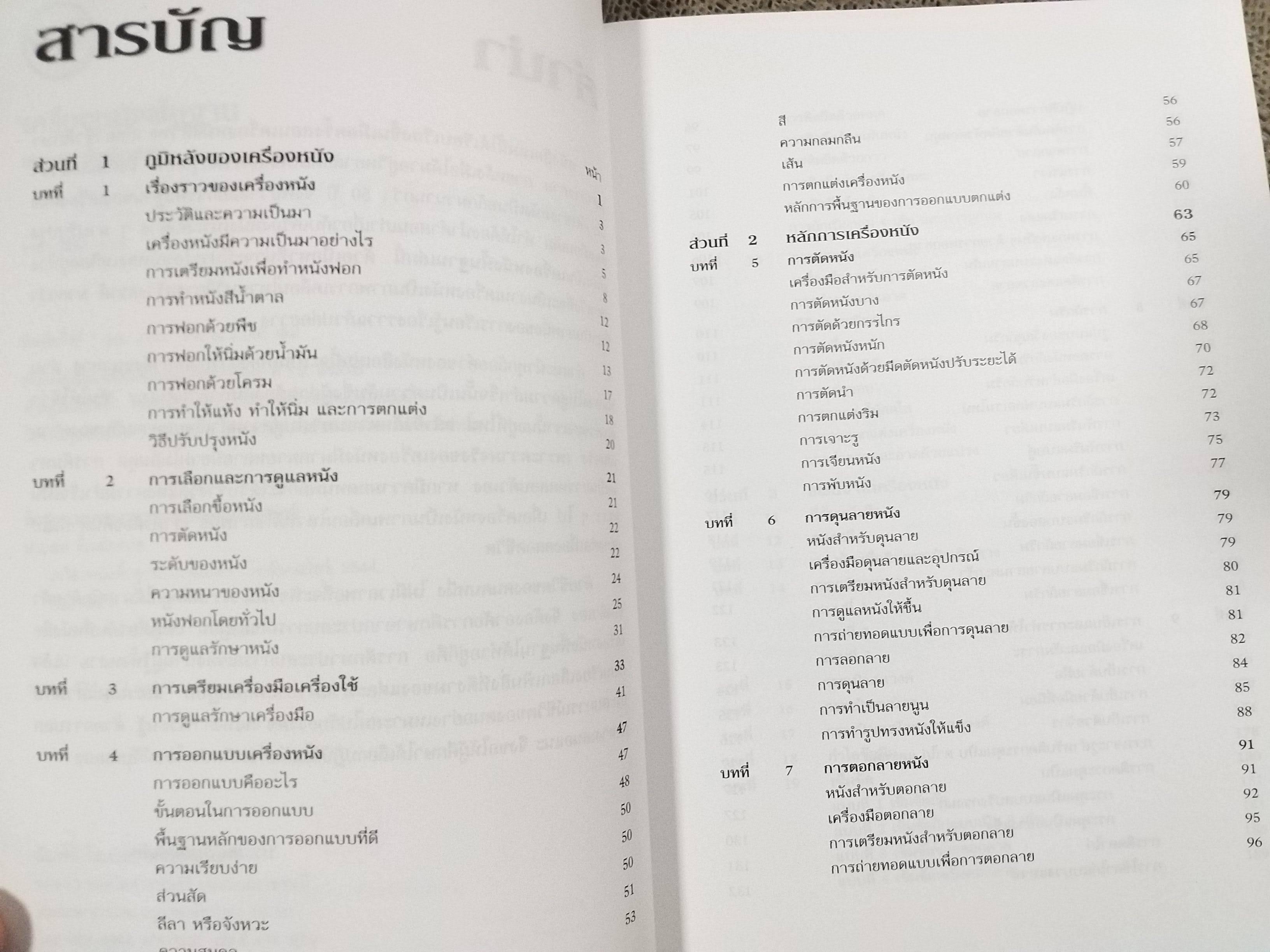 เครื่องหนังพื้นฐาน โดย ประสพ ลี้เหมือดภัย สภาพ 90%