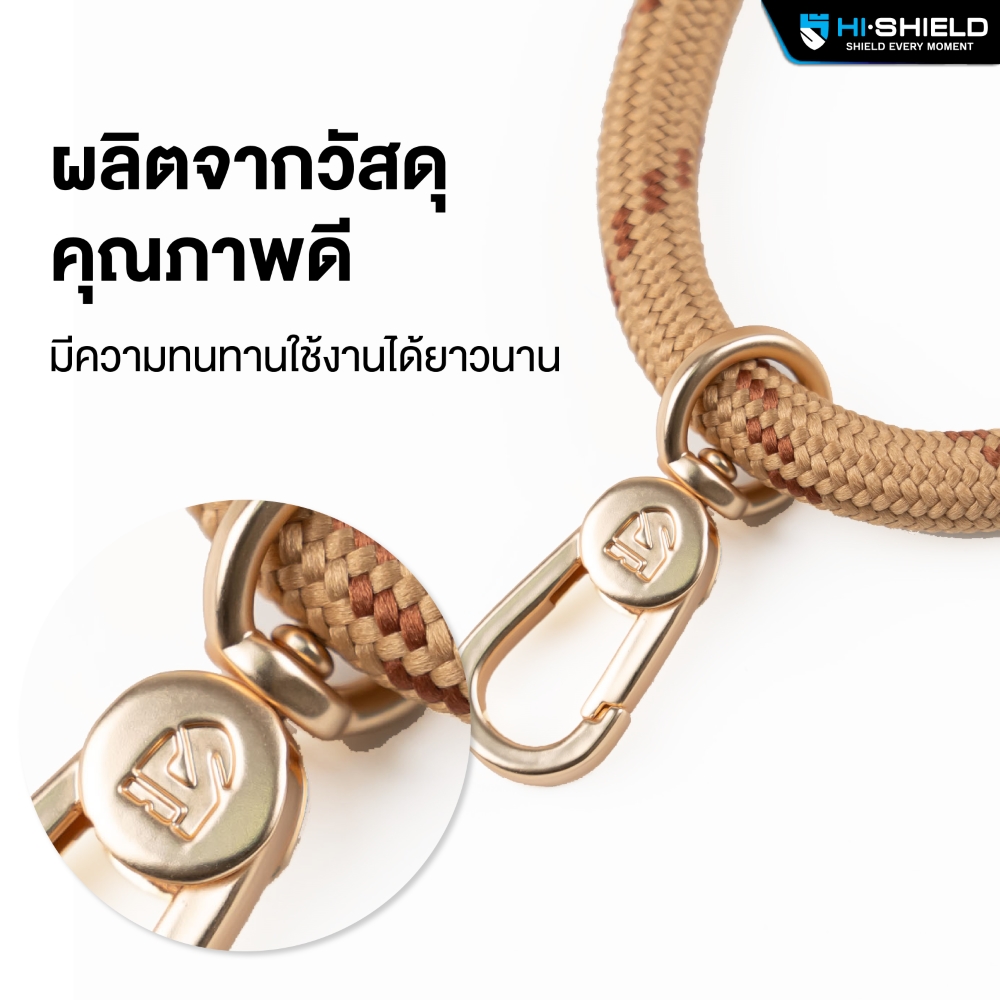 Hishield Rope Cross Body Strap สายคล้องโทรศัพท์มือถือแฟชั่น แท้ ใบกำกับภาษี