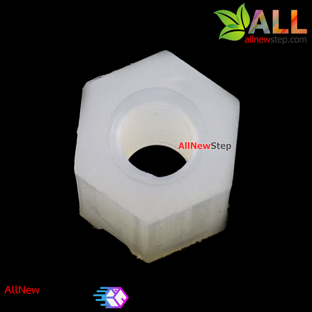 เสาน็อตไนลอน NUT Nylon M3 ขนาด 7mm สีขาว จำนวน 1 ชิ้น