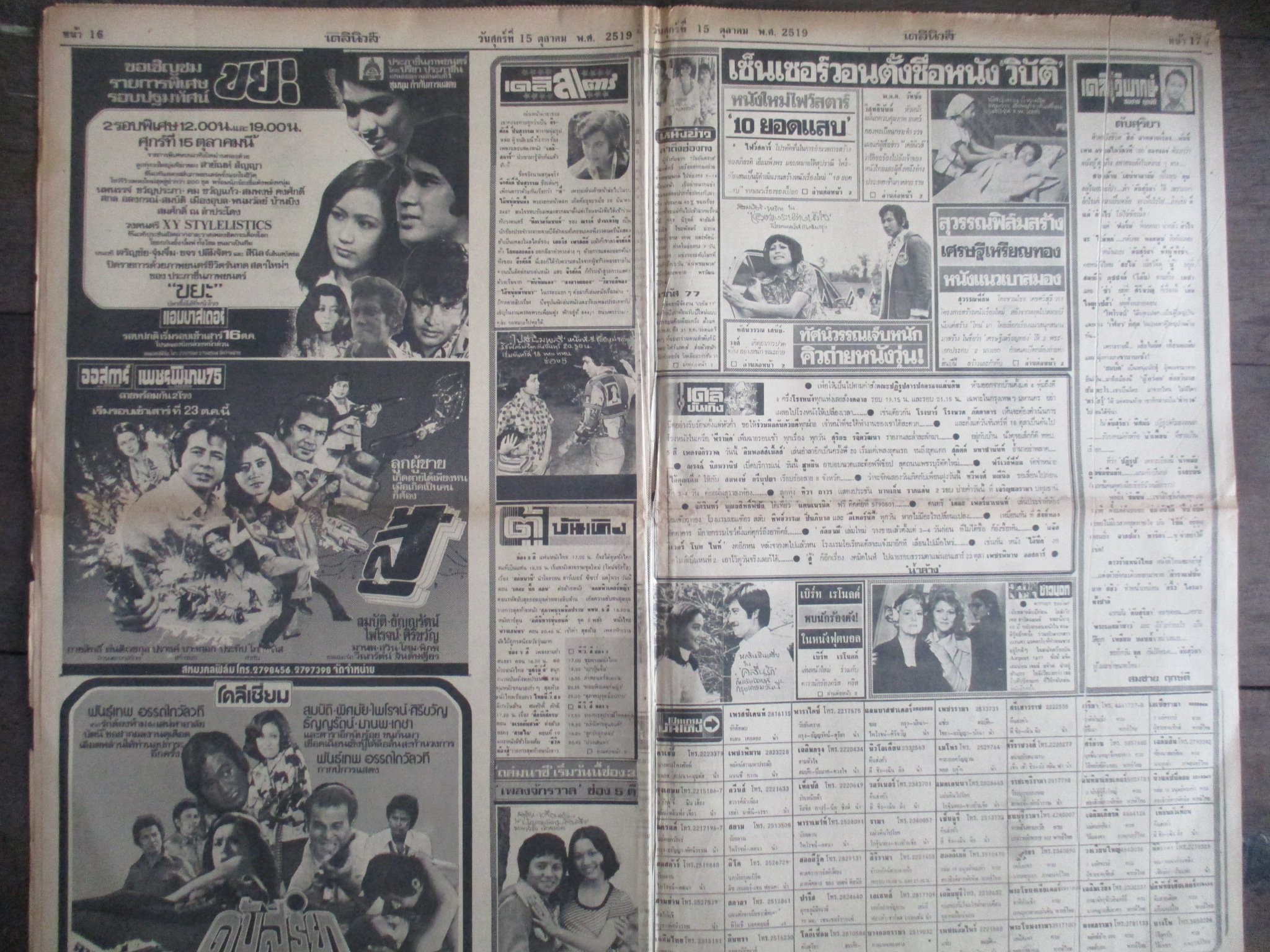 หนังสือพิมพ์เดลินิวส์ วันที่15ตุลาคม2519 ประมวลภาพเหตุการณ์ 6 ตุลาคม 2519 หน้าครบสมบูรณ์