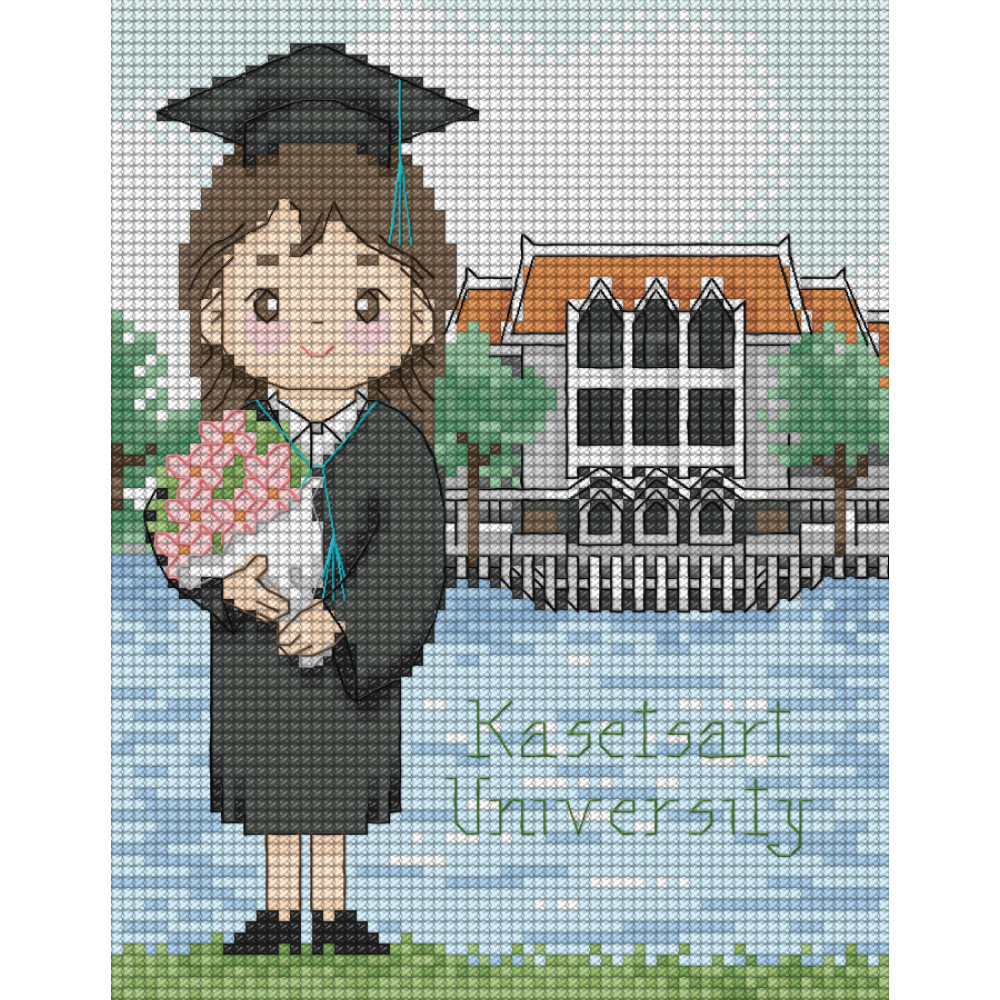 Pinn Congratulations หญิง ม.เกษตรฯ