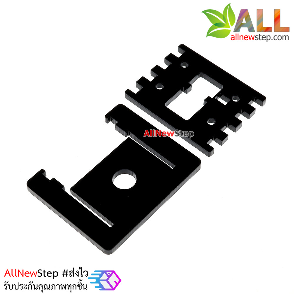 Raspberry PI Raspberry Pi Camera Mount Adjustable Pi Camera Mount สีดำ + น็อต