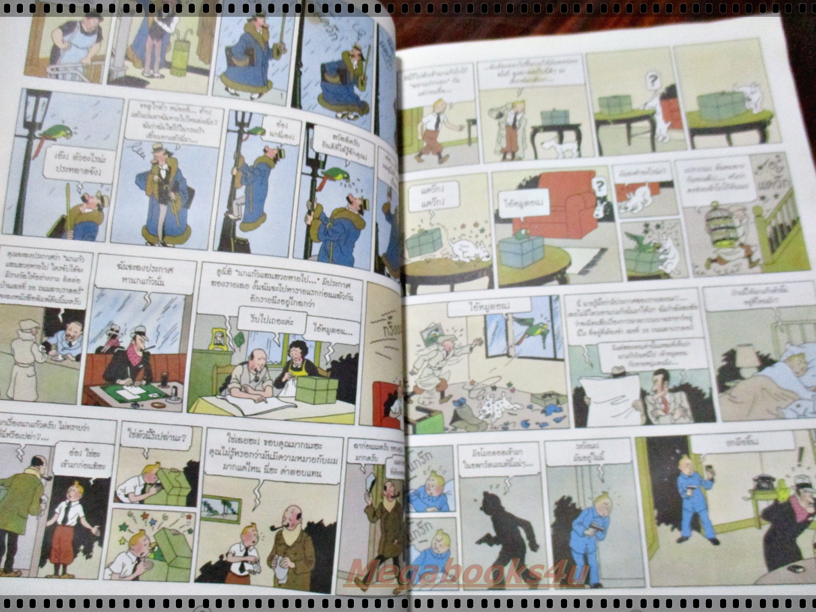 หนังสือ การผจญภัยของตินติน ตอน แกะรอยเทวรูปอารุมบายา