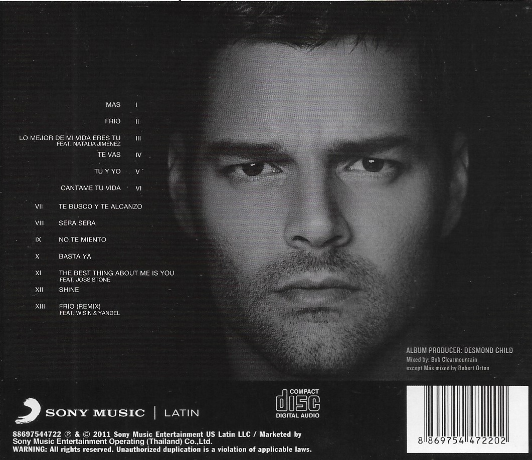 CD,Ricky Martin - Musica Alma Sexo (2011)(hai)