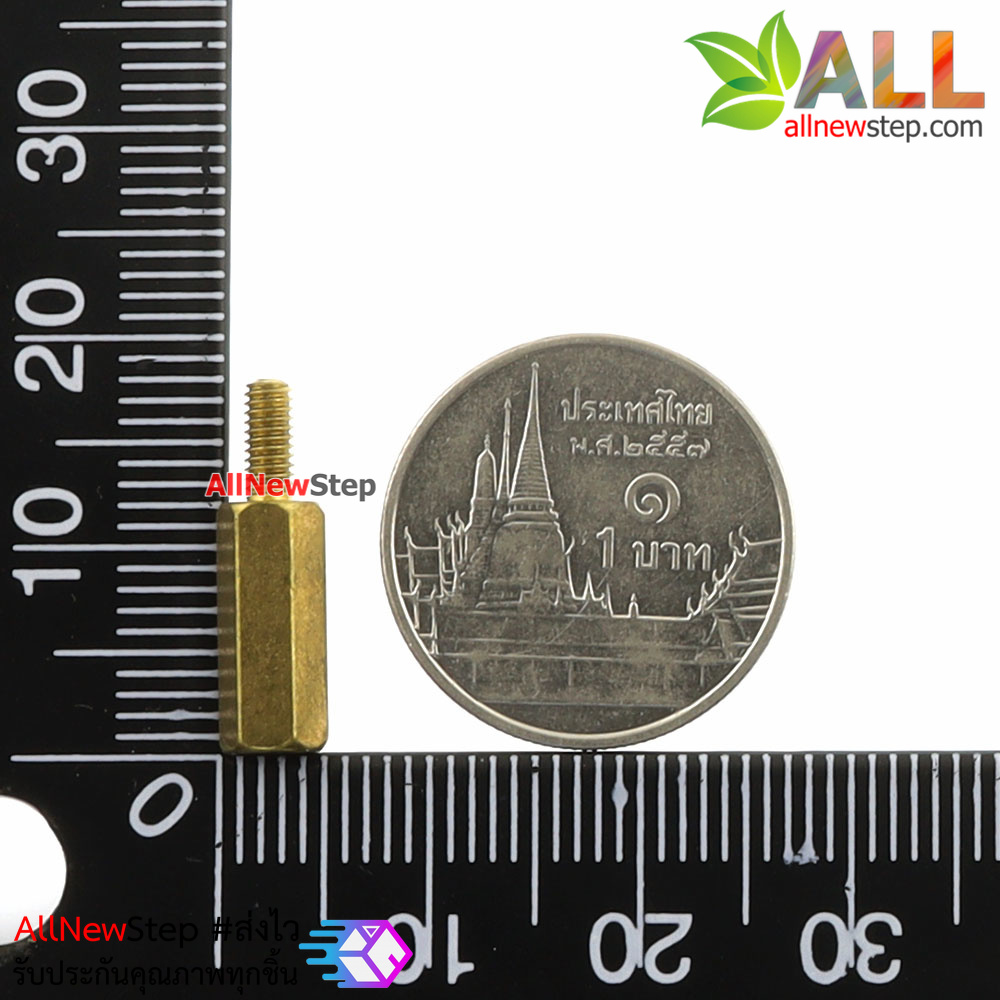 Nut screw m2.5 น็อตสกรู M2.5 ขนาด 12+6mm