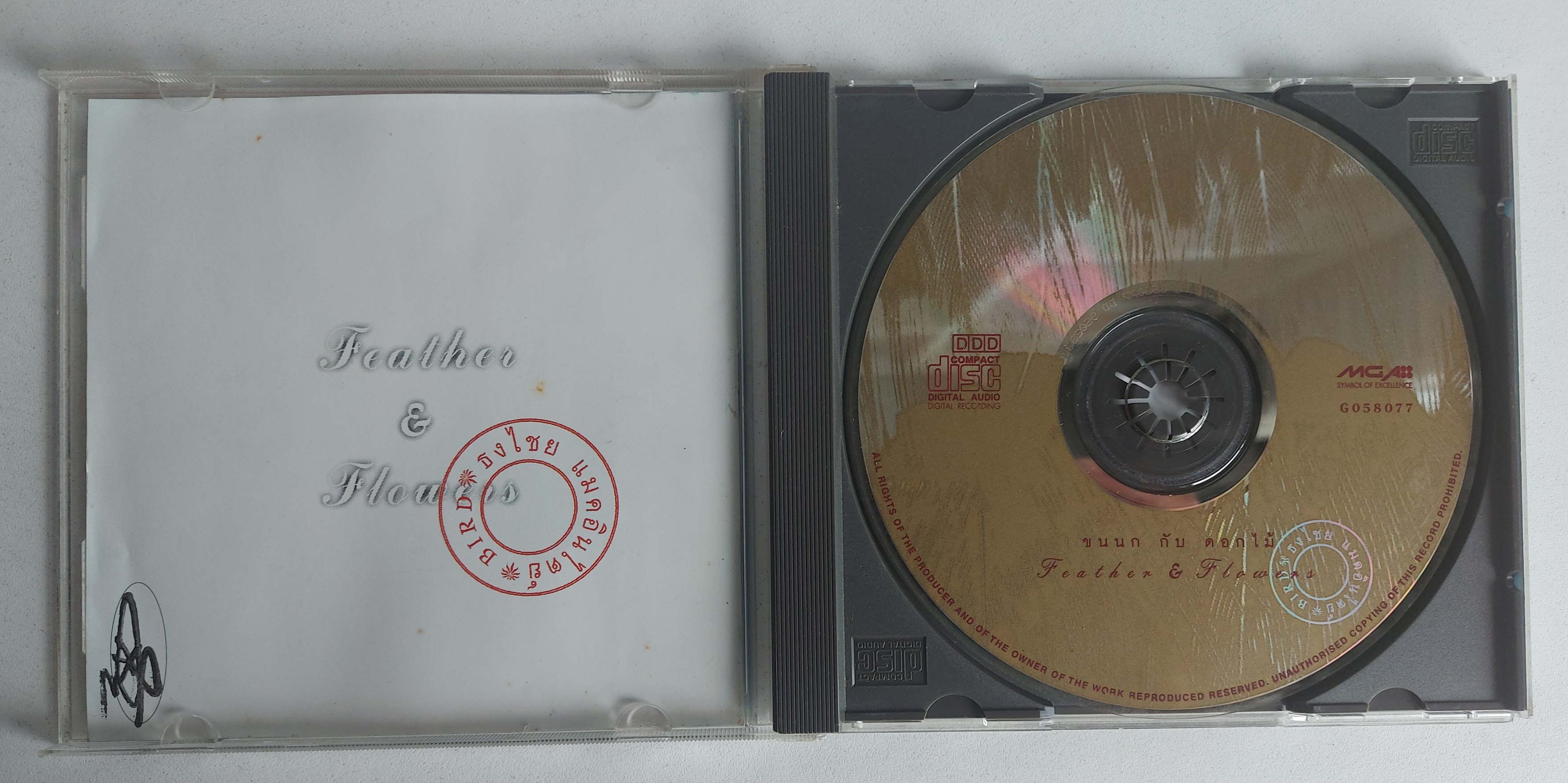 Used CD,เบิร์ด ธงไชย แมคอินไตย์ ชุด 08 ขนนกกับดอกไม้ (Bird Thongchai)(แผ่นCDสภาพสวย)(2538)