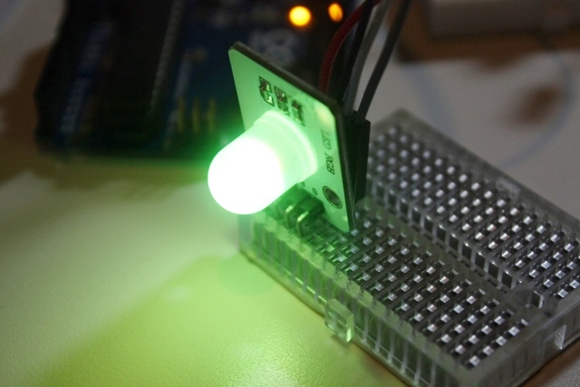 RGB LED 10mm Module โมดูล LED RGB 3 สีขนาด 10mm