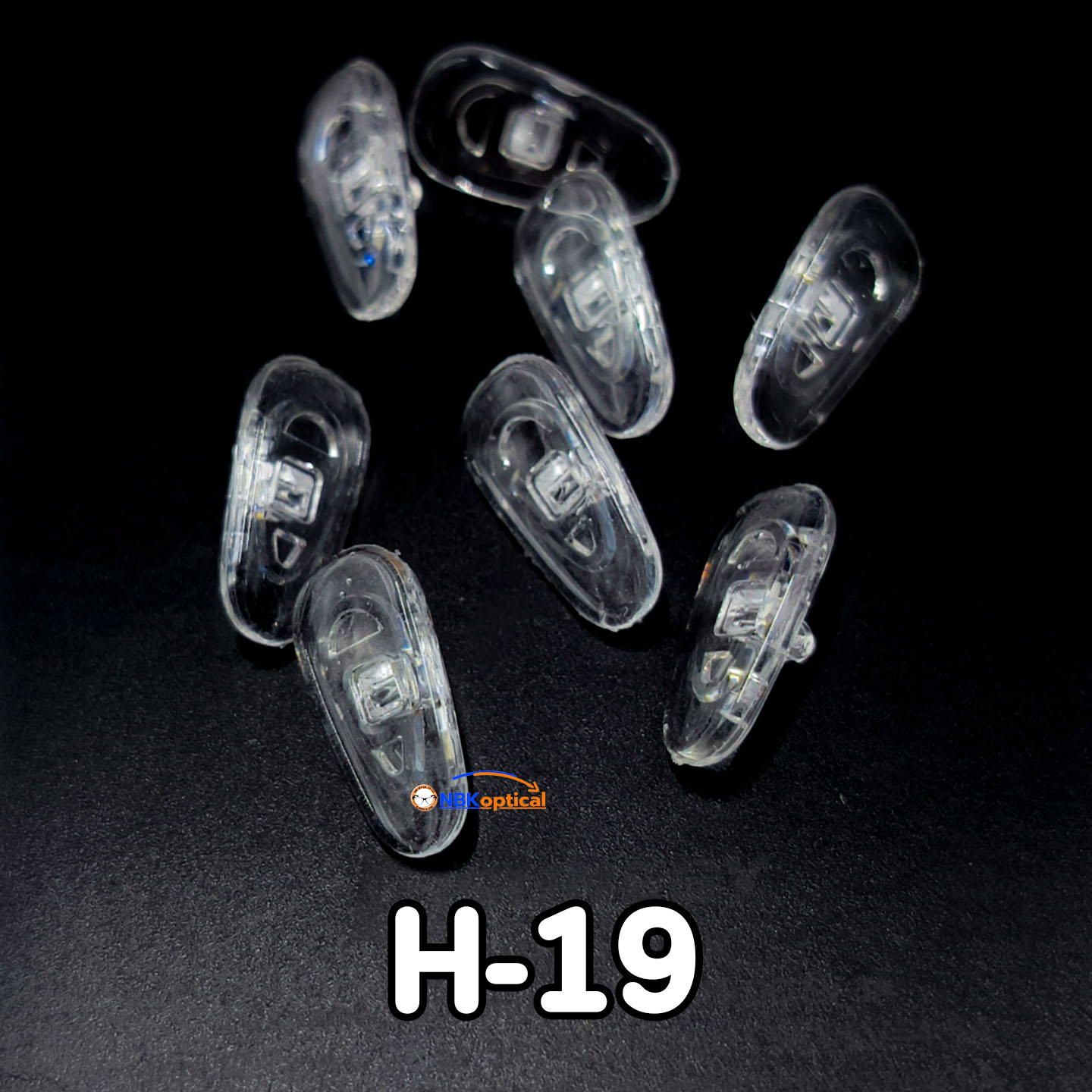 แป้นจมูกซิลิโคน H-19 (ขาย 50 คู่)