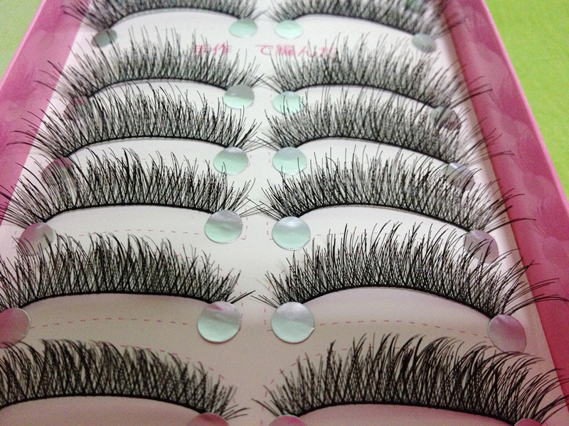 HS-1# ขนตา(สั้น)(ขายปลีก)เเพ็คละ 10 คู่