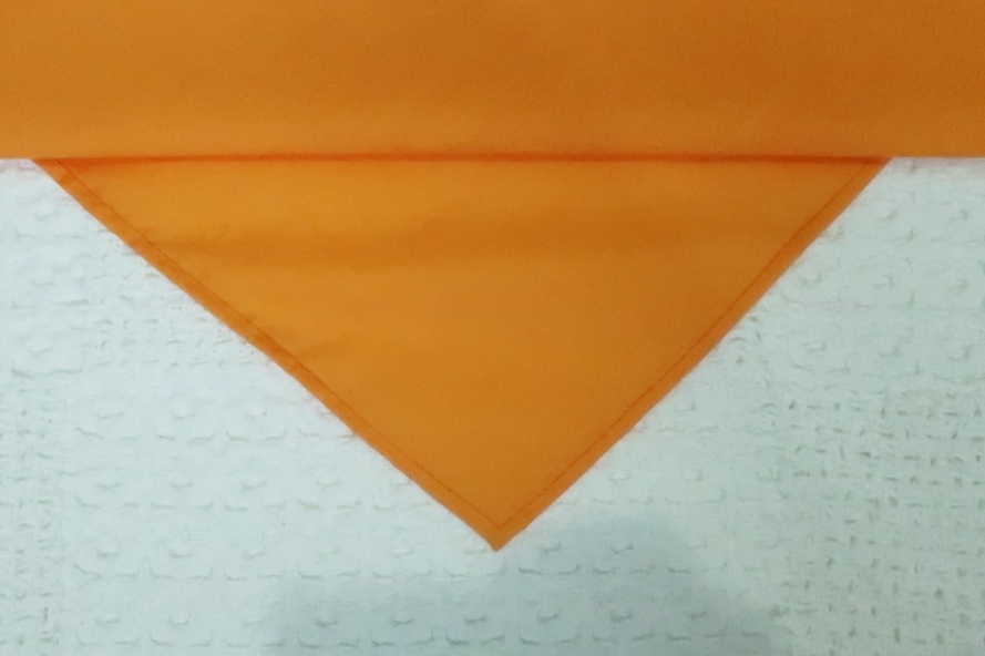 สีไพล ผ้าผูกคอลูกเสือ 100ซม