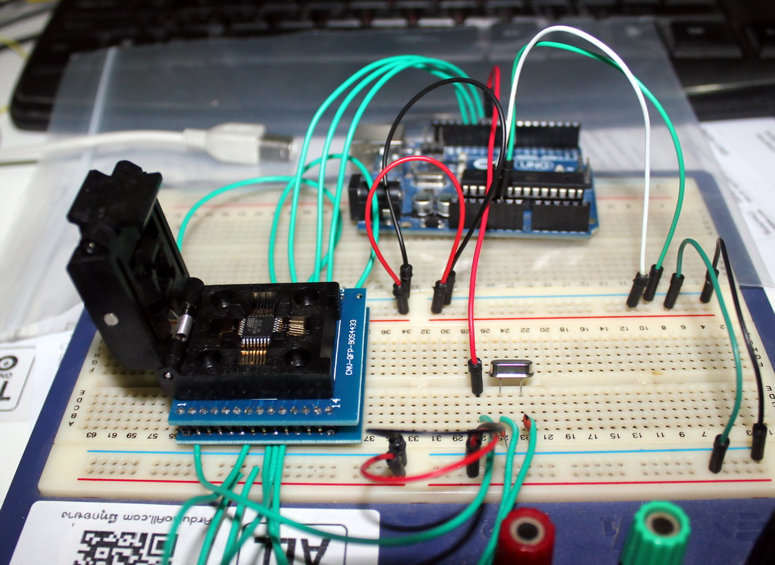 Socket 28 CHIP PROGRAMMER SOCKET TQFP32 QFP32/ LQFP32 TO DIP28 adapter socket for atmega32a atmega168 atmega8 atmega328