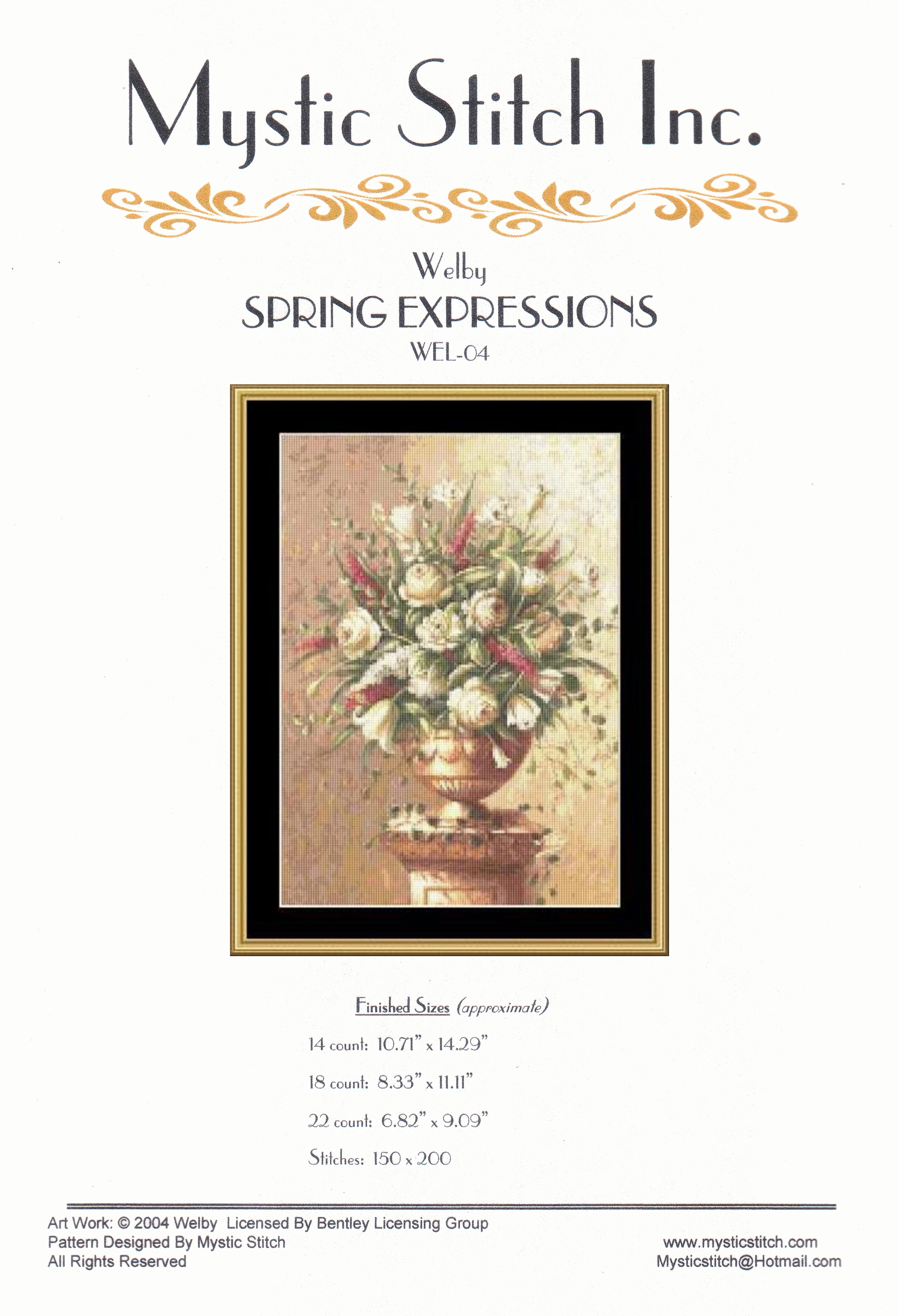 Mystic Stitch ผังลาย Sping Expressions