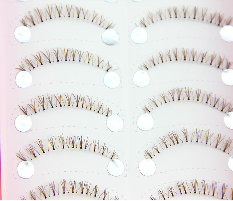 HX-20# ขนตาล่างเอ็นใส(ราคาส่ง) ขั้นต่ำ 15 เเพ็ค คละเเบบได้