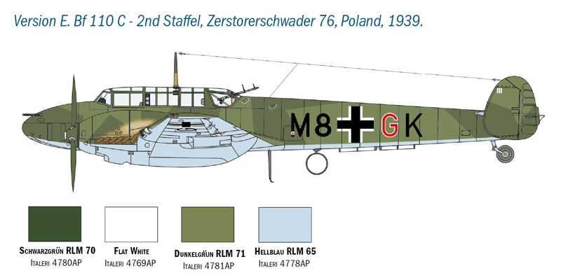 1/48 Bf 110 C/D