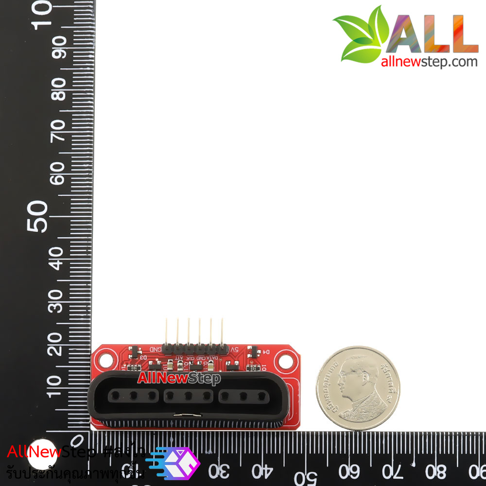PS2 Joy Adapter for Arduino อะแดปเตอร์แปลงหัว PS2 เป็นขาต่อแบบ SPI สำหรับ Arduino