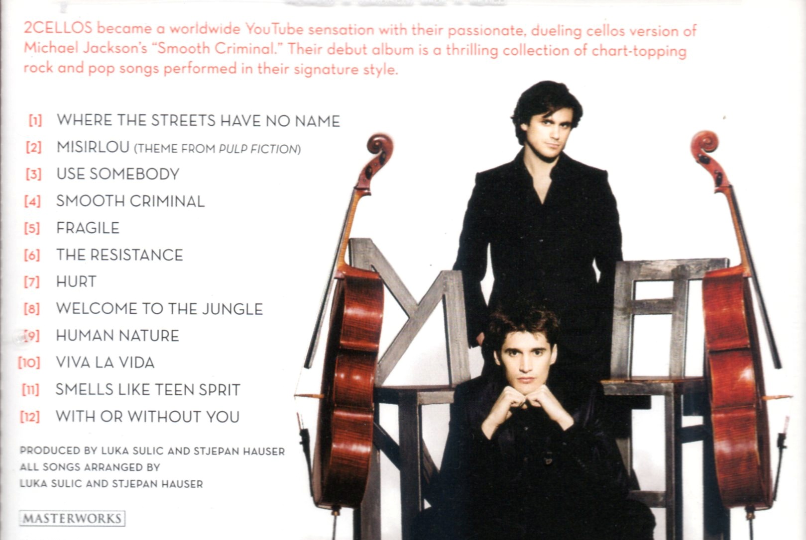 CD,2Cellos - Luka Sulic & Stjepan Hauser (instrumental)(2011)(USA)