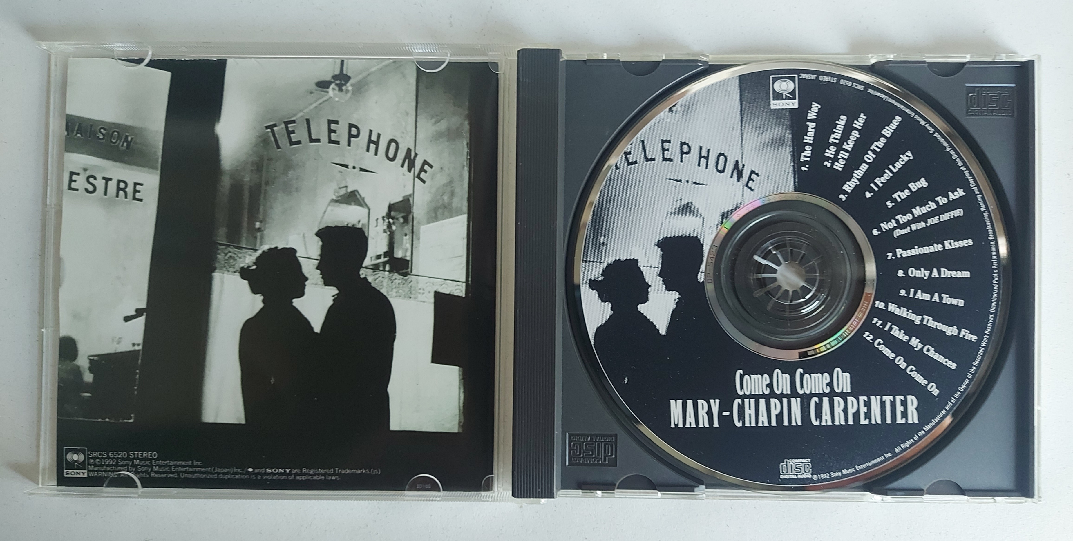 Used CD,Mary Chapin Carpenter - Come On Come On (A+)(1992)(Japan)