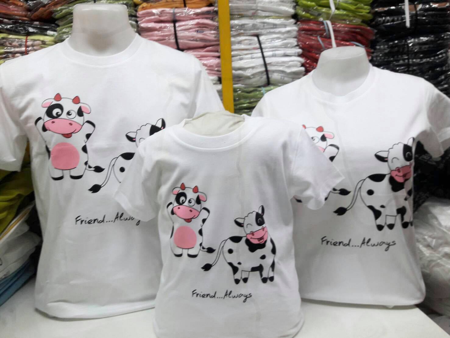 NEW เสื้อน้องวัว ปีวัวทอง ...สีขาว