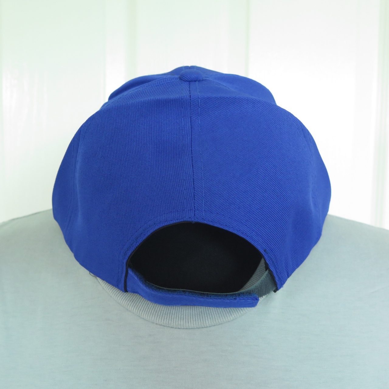 น้ำเงิน หมวกแก๊บสีน้ำเงิน ฟรีไซส์ ราคาถูก หมวกกีฬาสี หมวกกันแดด