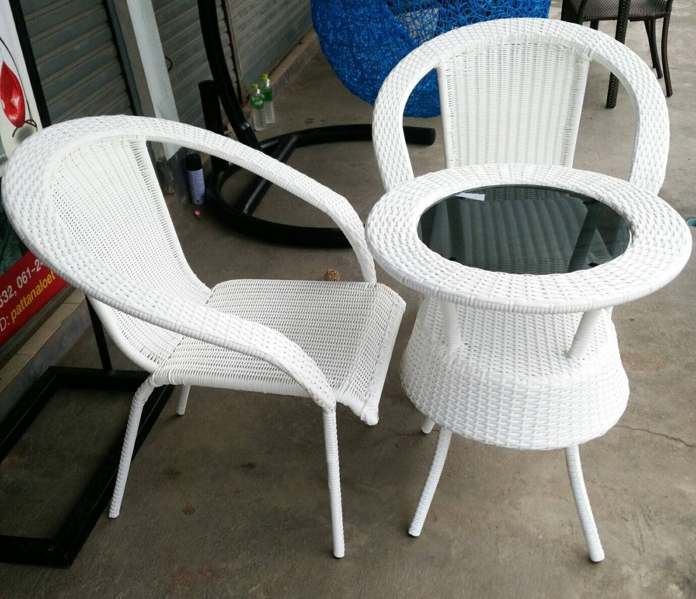 ชุดรับประทานอาหารหวาย ชุดโตีะเก้าอี้ทานข้าว โต๊ะกาแฟ coffee table โต๊ะทานข้าวหวายเทียม เฟอร์นิเจอร์ห้องอาหาร ชุดโตีะห้องอาหาร โต๊ะรับประทานอาหาร 21