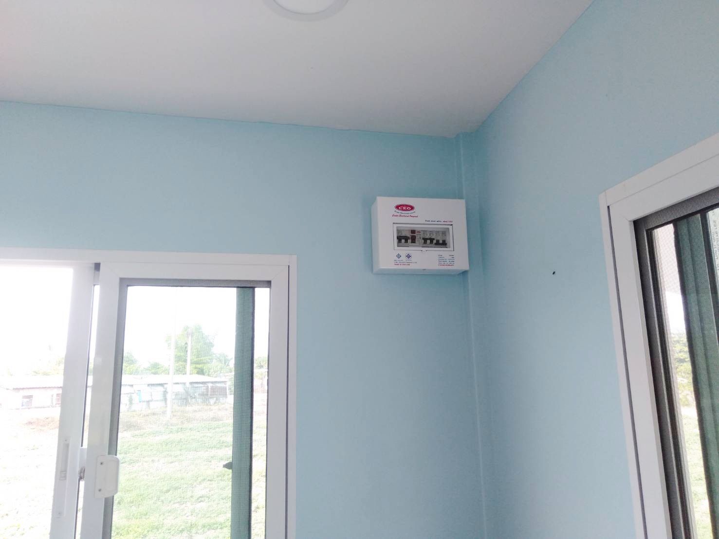 บ้านน็อกดาวน์โครงสร้างเหล็ก ขนาด 4*6 เมตร พร้อมระเบียง ขนาด 2*3 เมตร