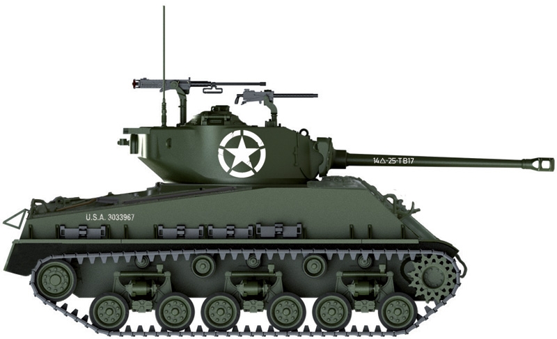 1/35 M4A3E8 SHERMAN "FURY"