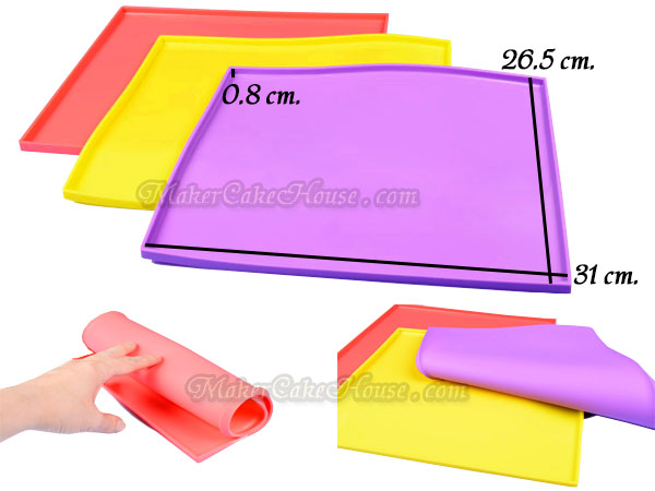 พิมพ์ซิลิโคนทำแยมโรล / แผ่นรองอบ