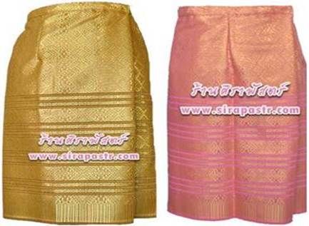 ผ้าถุงป้ายข้าง-สั้น ร.7 S-A (เอวใส่ได้ถึง 30"/32"/36") *รายละเอียดสินค้าในหน้าฯ