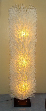 โคมไฟหวายแบบตั้งพื้น Rattan Floor Lamp