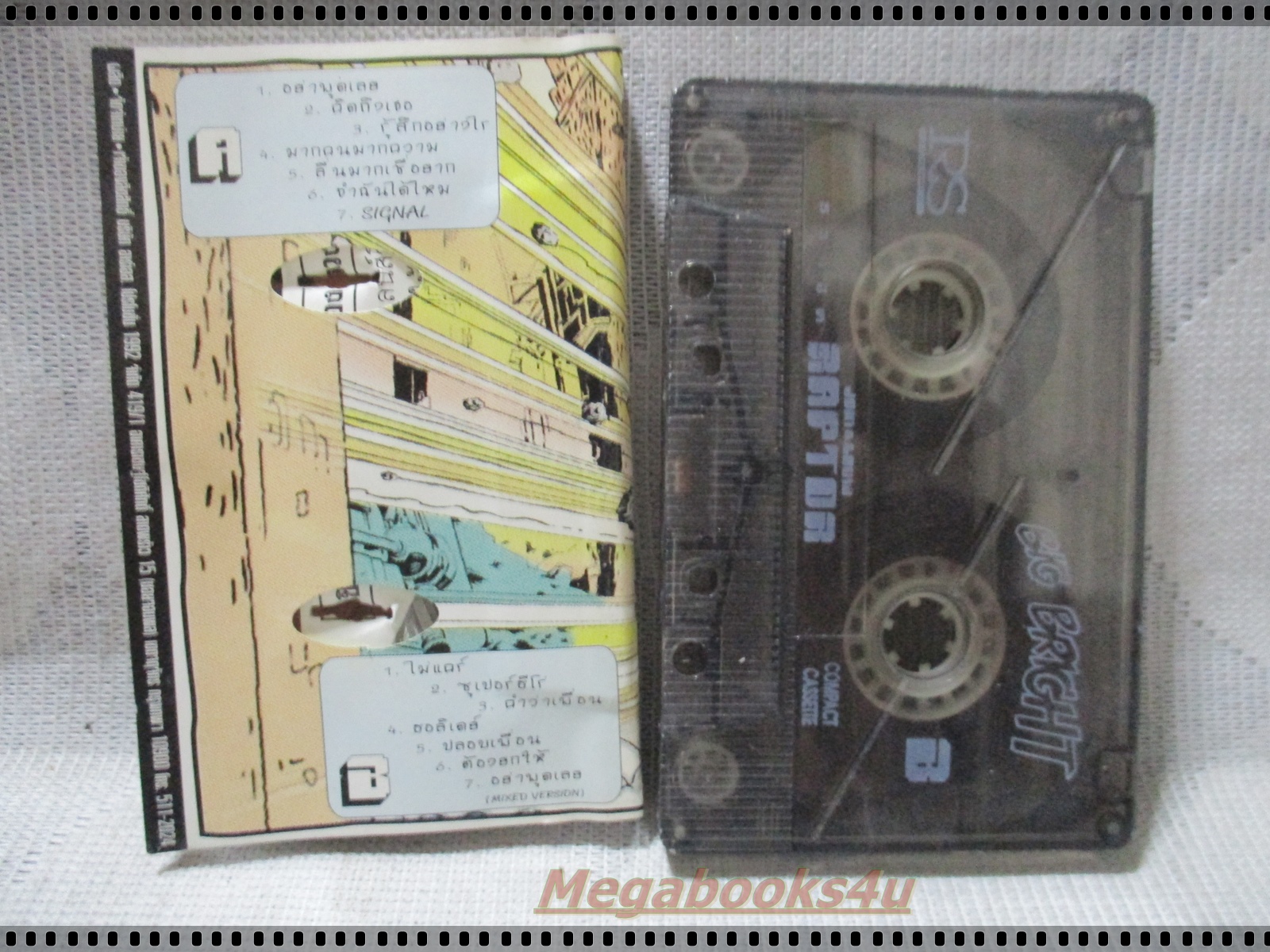 ขายเทปเพลงเก่า แร็พเตอร์ RAPTOR อัลบั้ม BIG BRIGHT