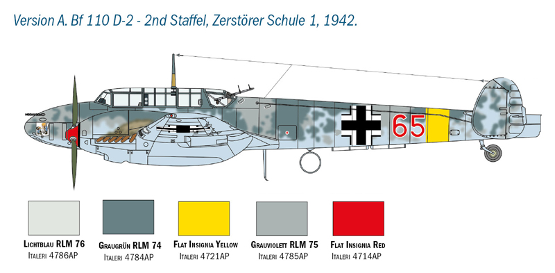 1/48 Bf 110 C/D